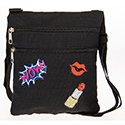 Patches Shoulder Bag Black